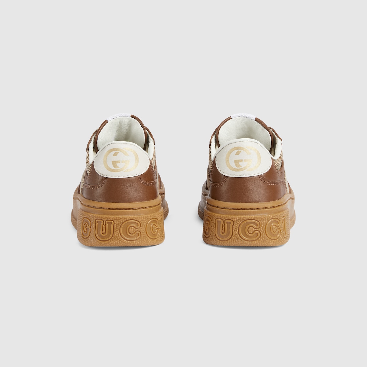 Gold gucci baby shoes sales