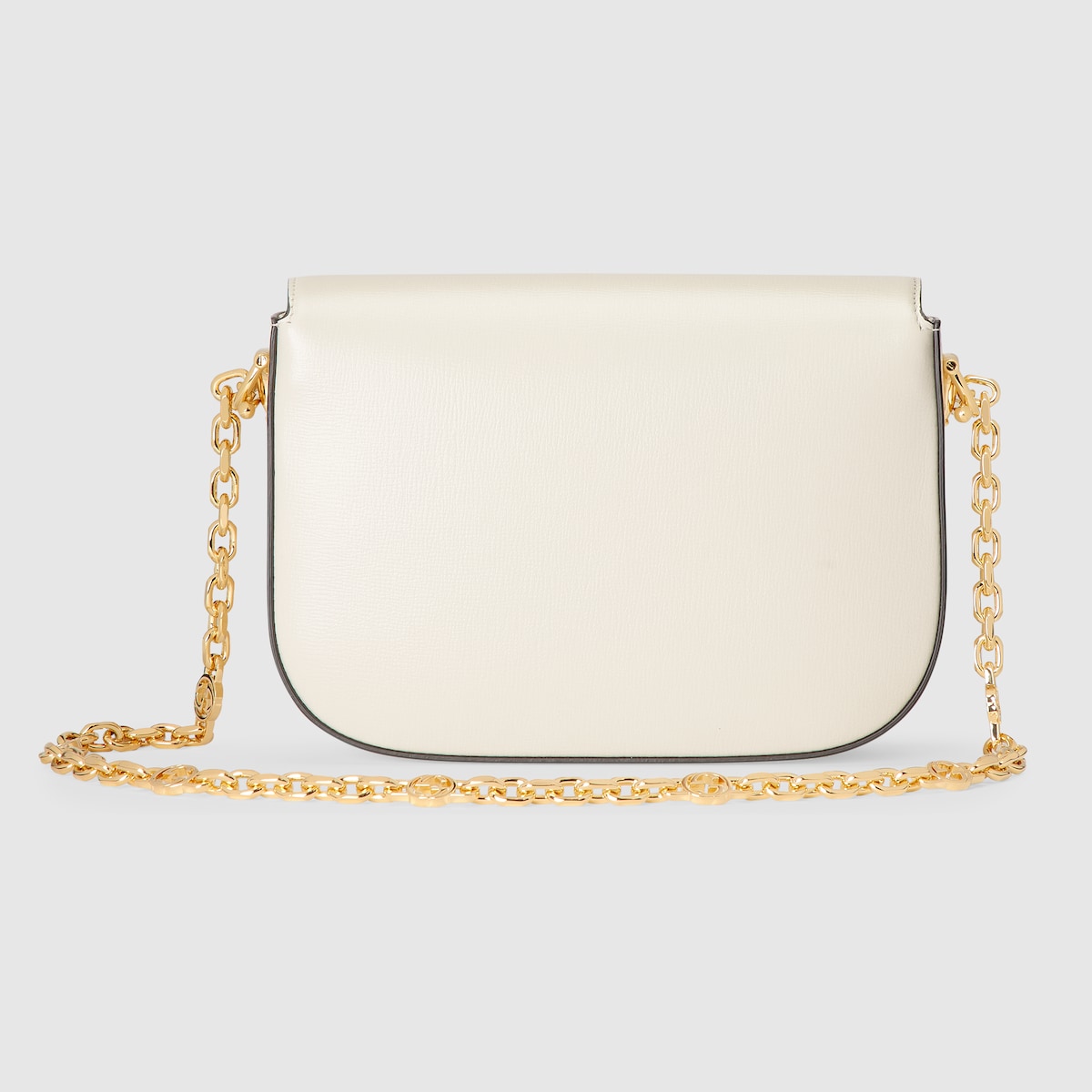 Gucci Horsebit 1955 mini shoulder bag in white leather GUCCI AE
