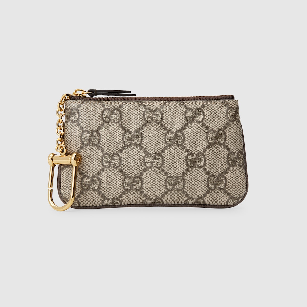 Portachiavi Ophidia in tessuto Supreme beige ed ebano GUCCI Italia