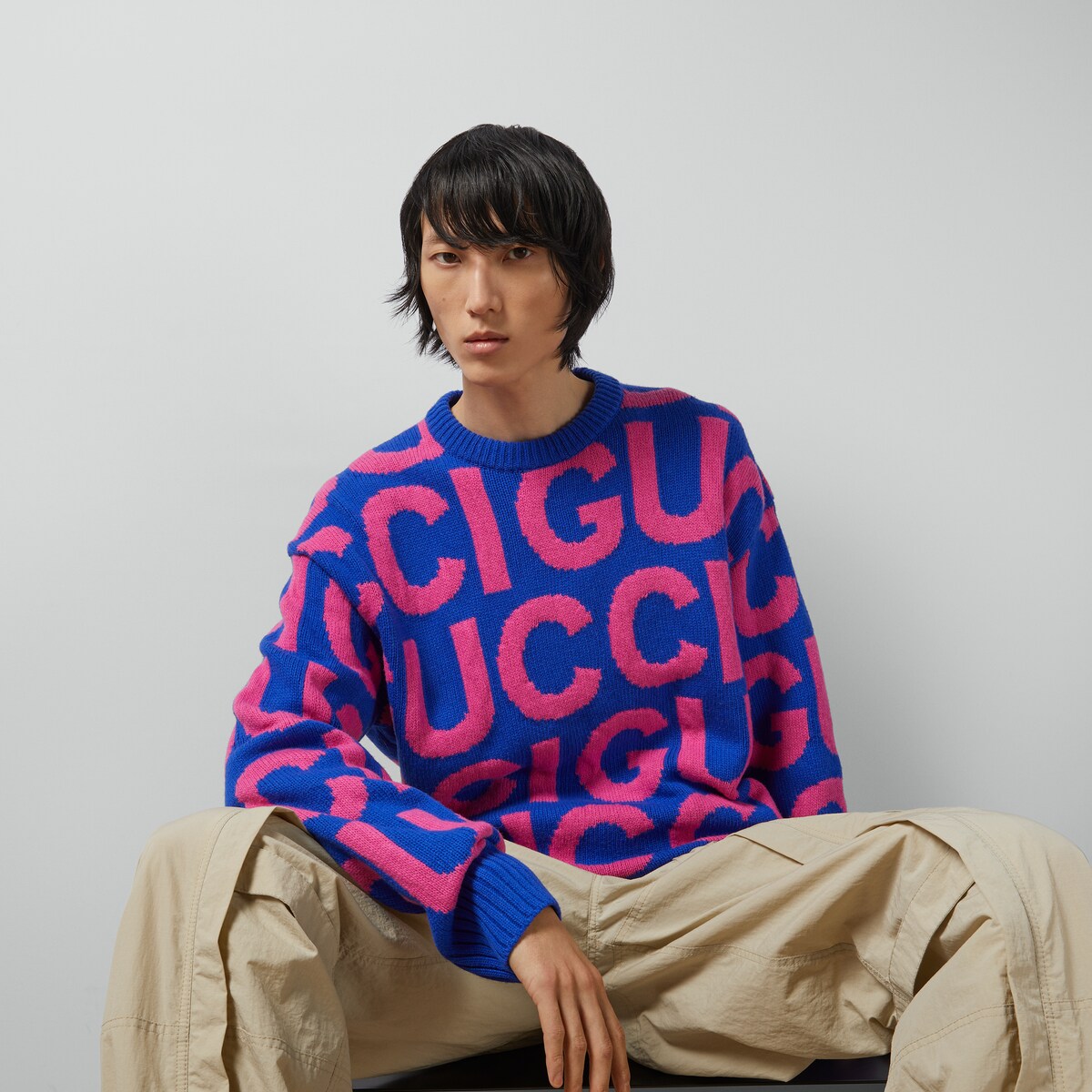 Gucci on sale purple sweater