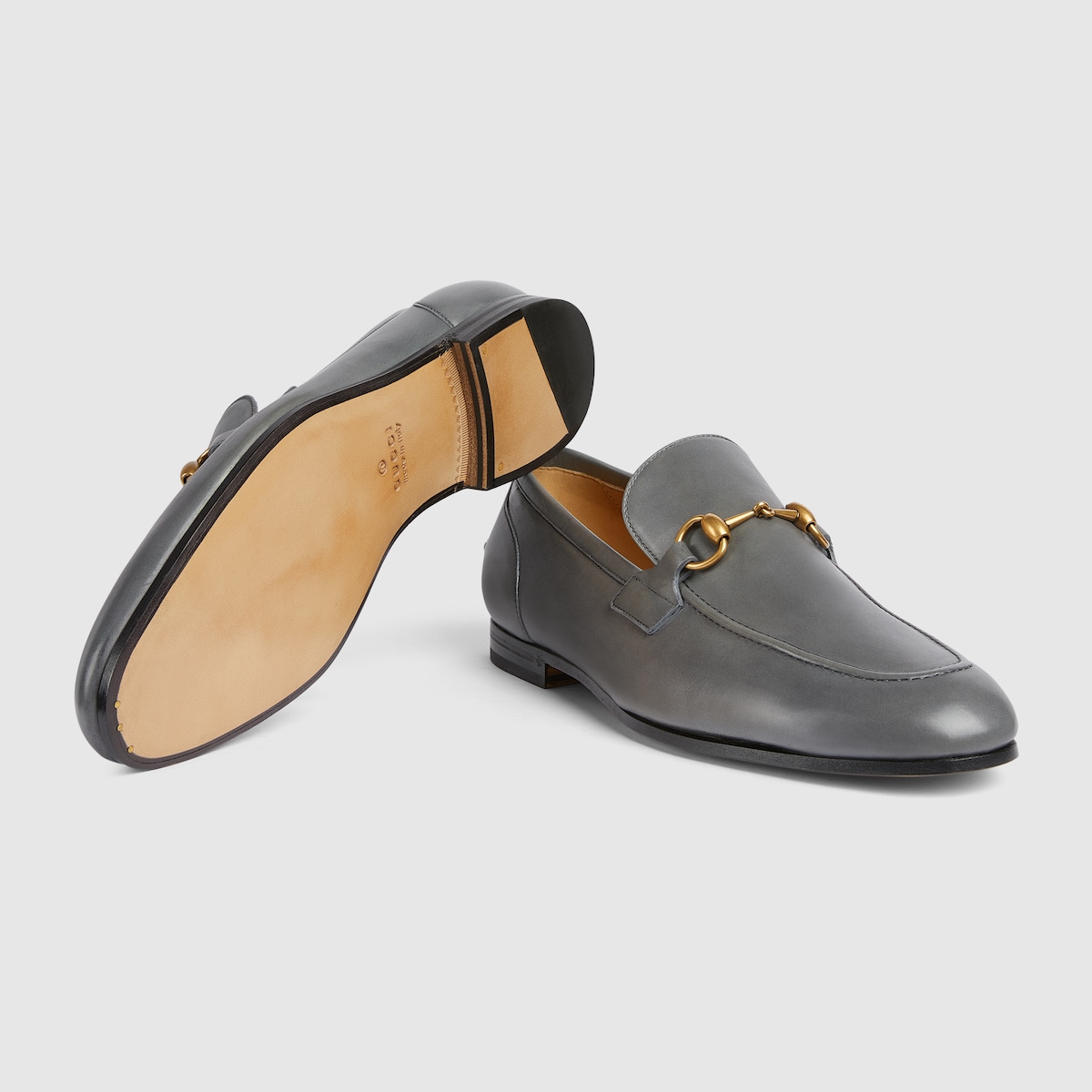 Gucci jordaan leather loafer on sale