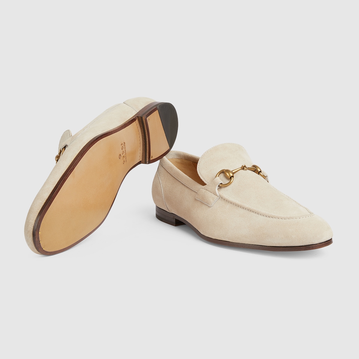 Men s Gucci Jordaan loafer in beige suede GUCCI US