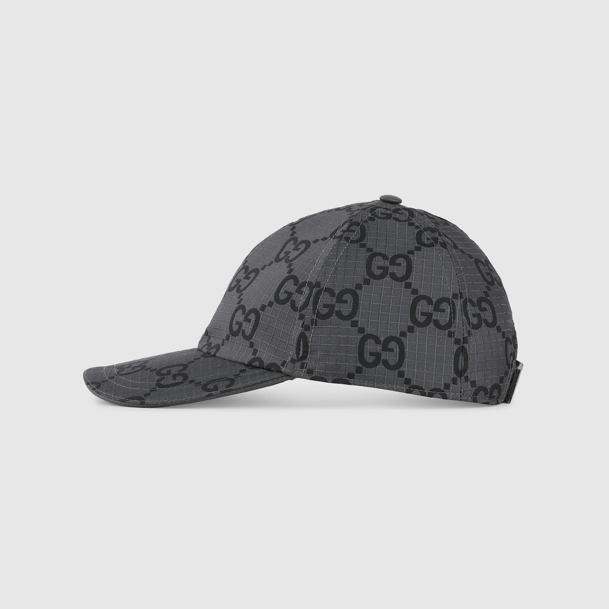 GG ripstop baseball hat in dark grey and black | GUCCI® US