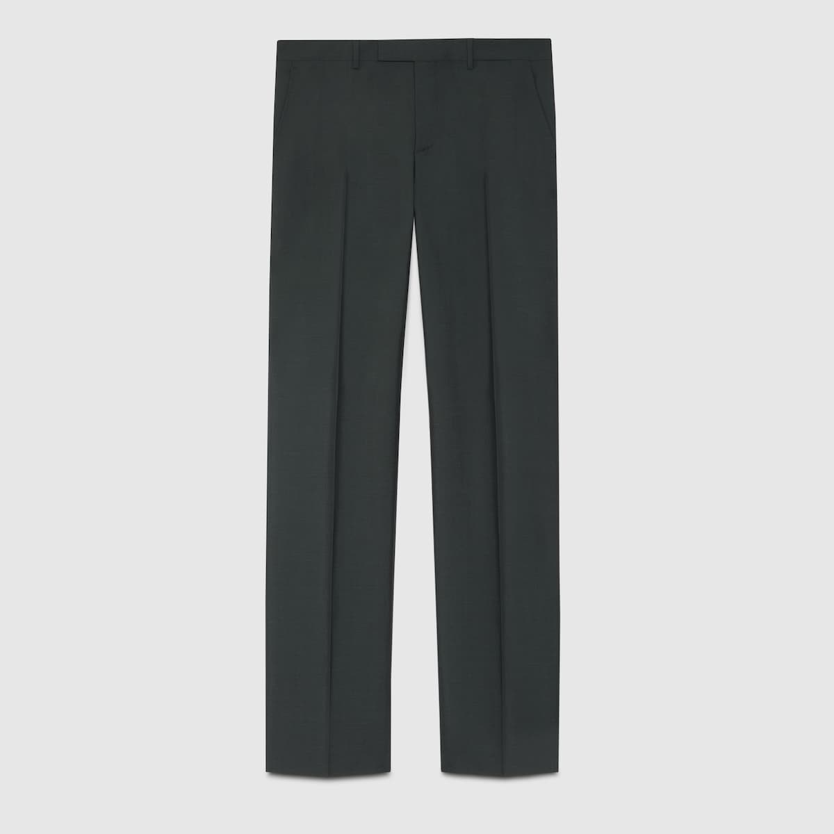 Anzug aus Wolle und Mohair in dunkelgrün | GUCCI® DE