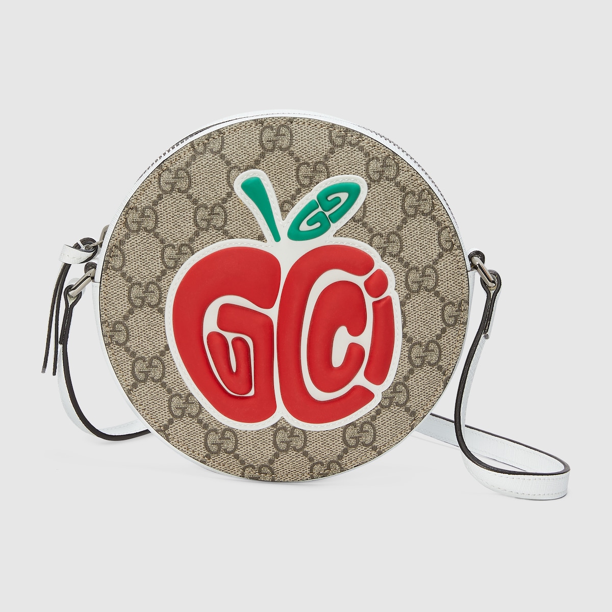 Borsa a mano bambino con patch in tessuto GG Supreme beige ed ebano GUCCI CH