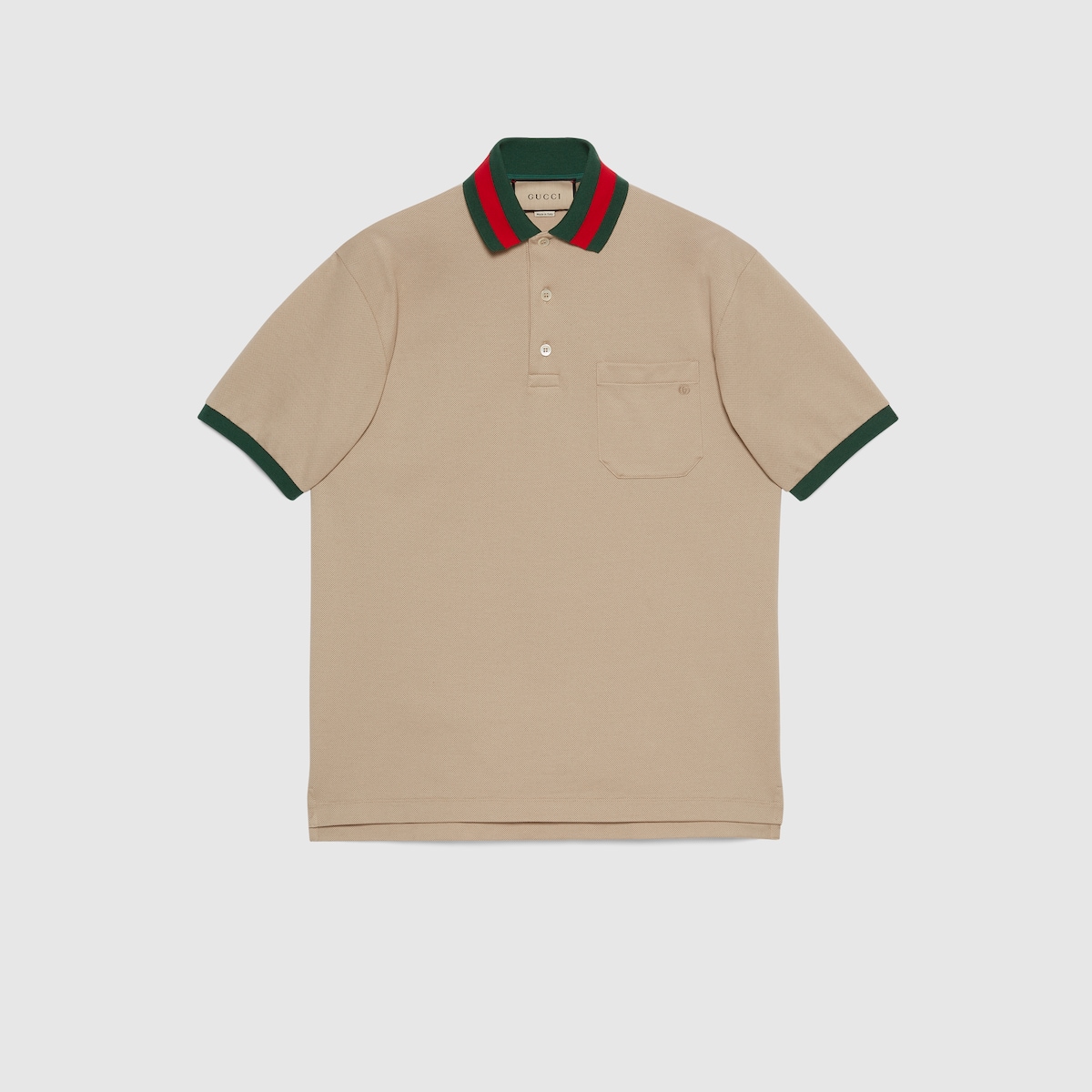 トップス CIOTA POLO SHIRTS DARK BEIGE 5 COTTON 6410_053829_120_04651-polohemd