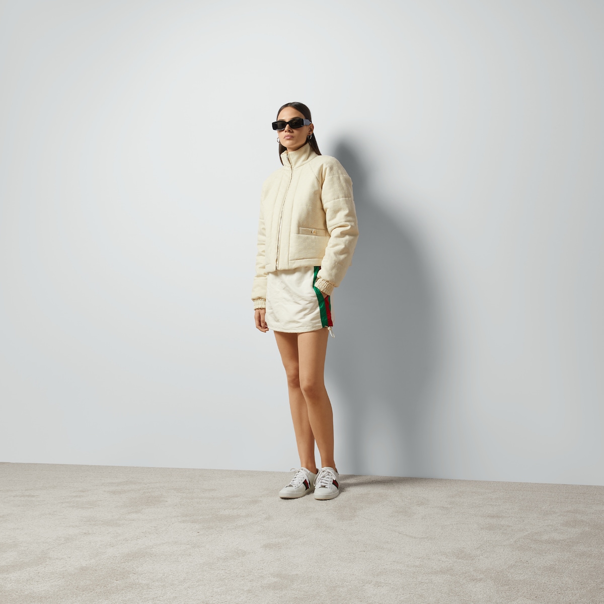GG canvas bomber jacket