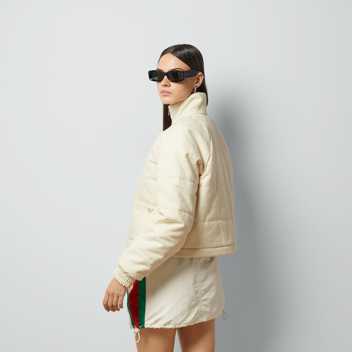 GG canvas bomber jacket