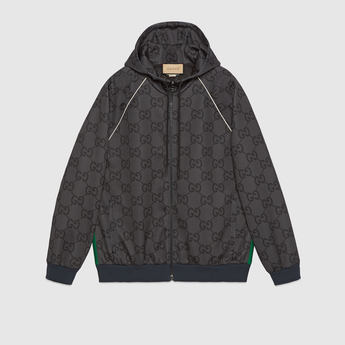 083092 Gucci Zip Jacket 40 Black Women'S Men'S | eBay