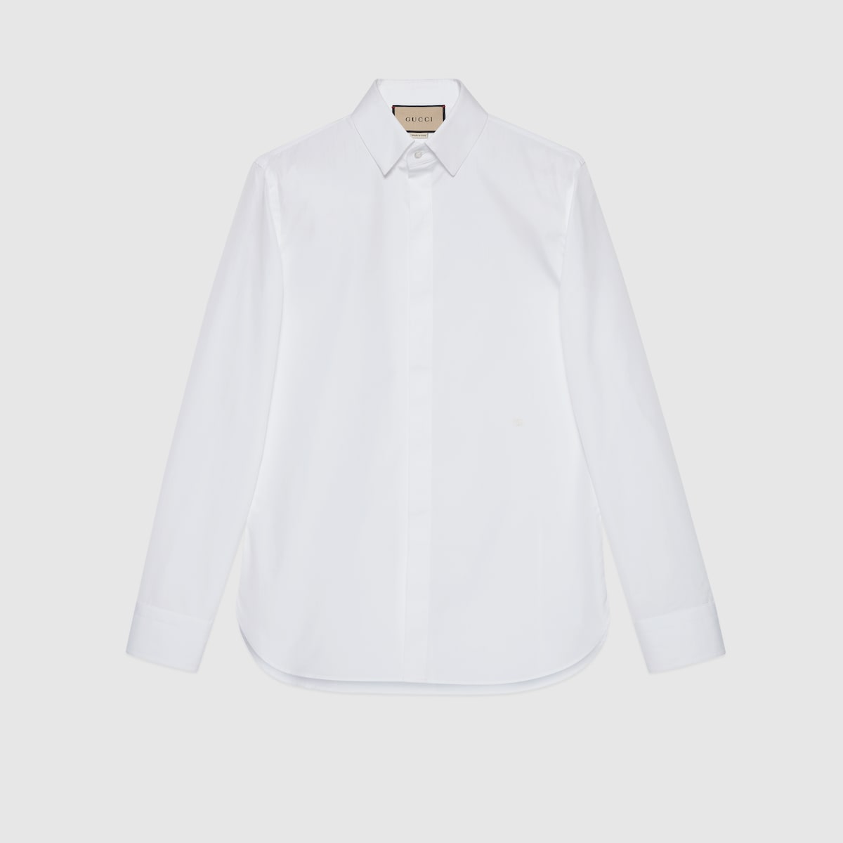 今期 GUCCI シルク ホワイト シャツ 699550_ZAJOL_9000_001_100_0000