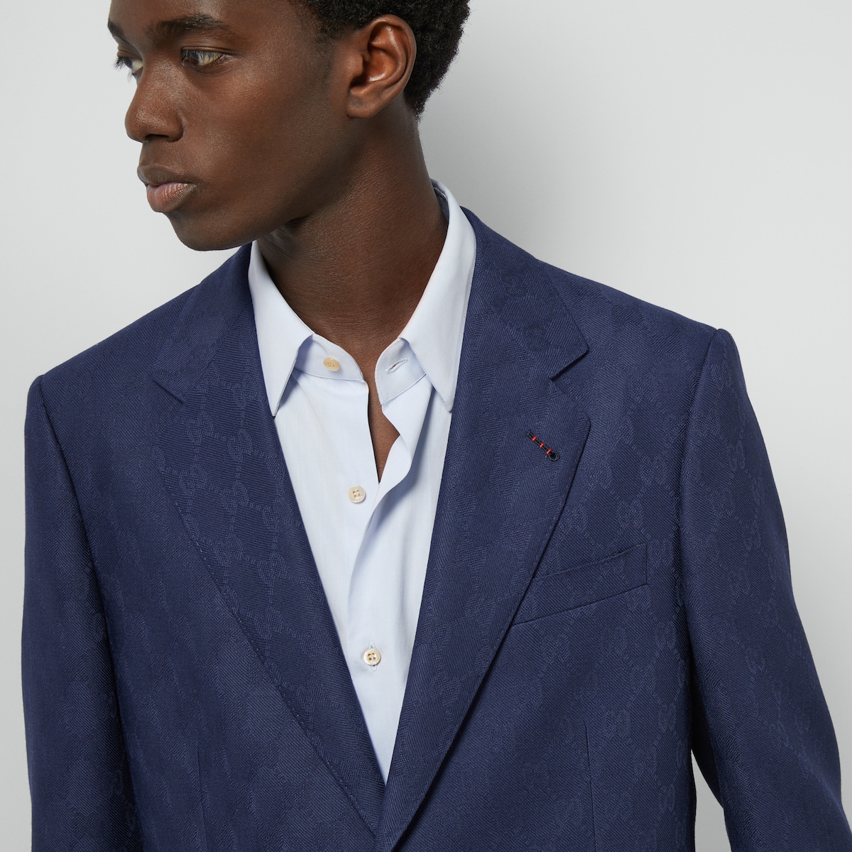 GUCCI スーツ GG wool suit in dark blue | GUCCI® US