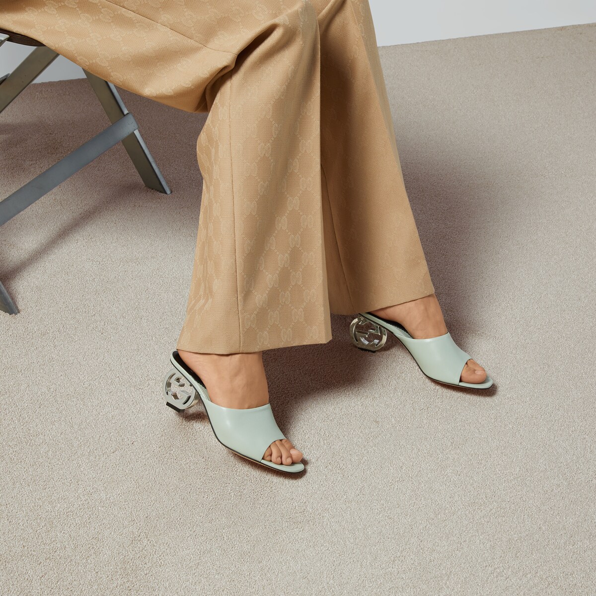 Gucci lime hot sale green sandals