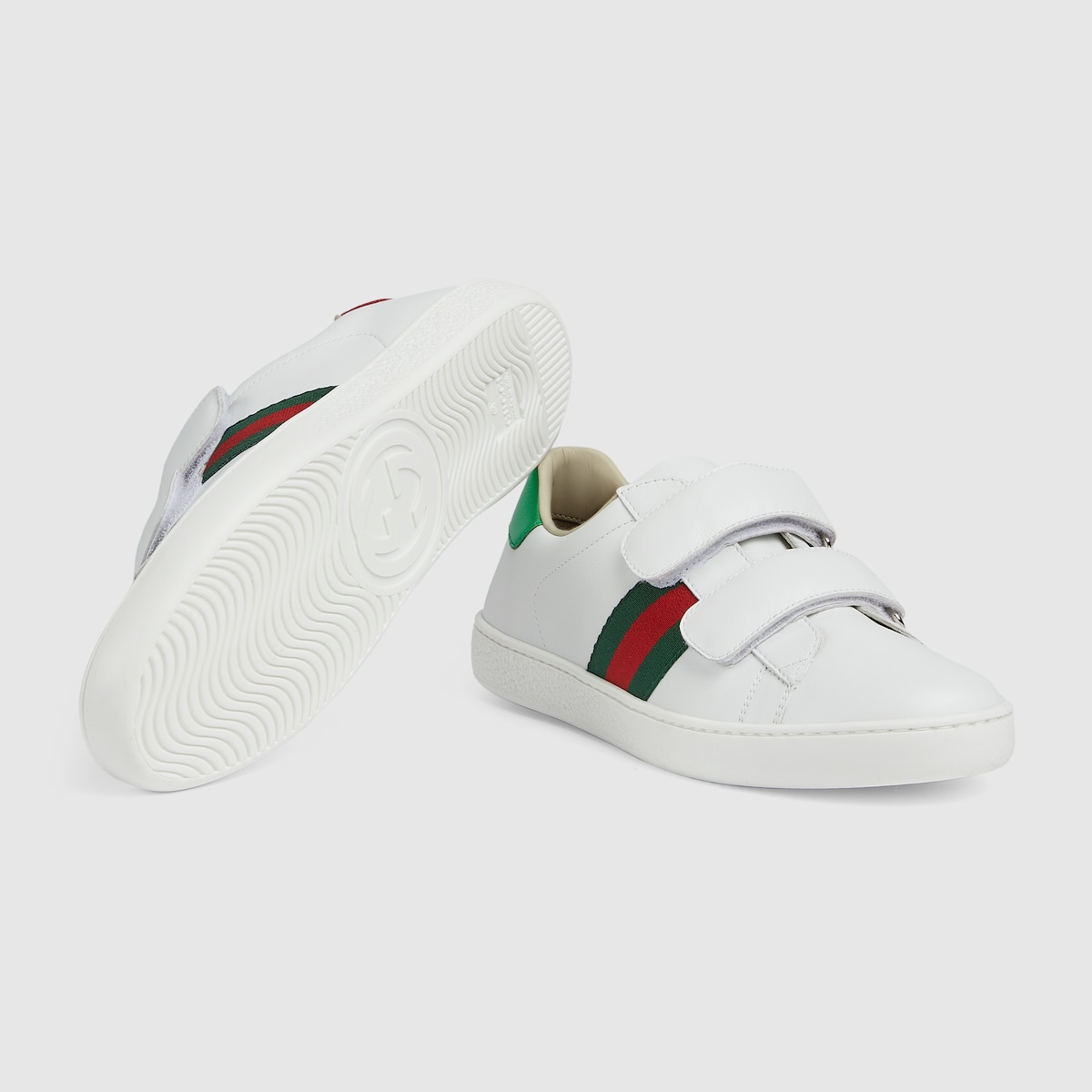Teen Gucci Ace leather sneaker in white leather | GUCCI® US