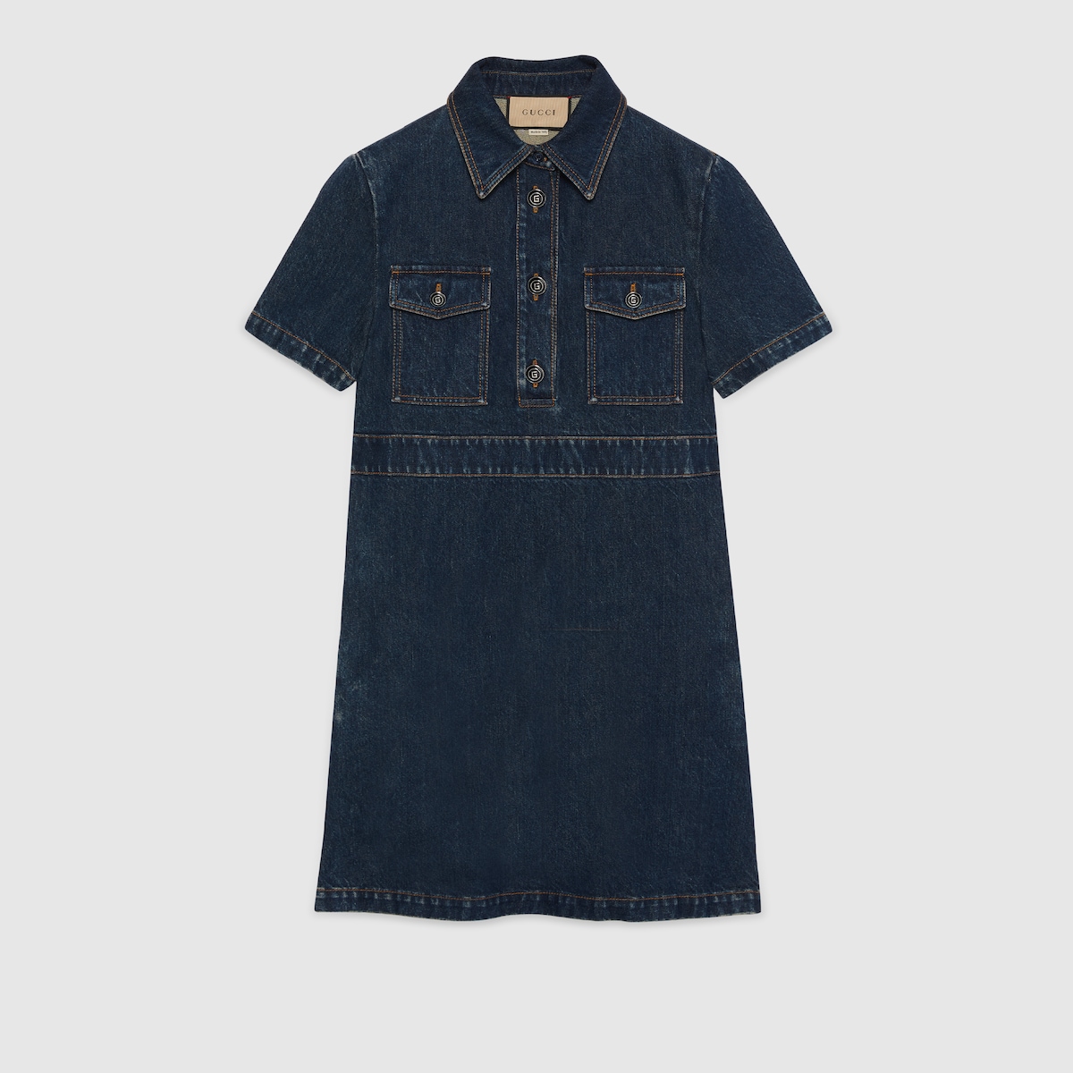 最終価格GUCCI デニムワンピース GUCCI(グッチ) キッズワンピース・オールインワン(ベビー