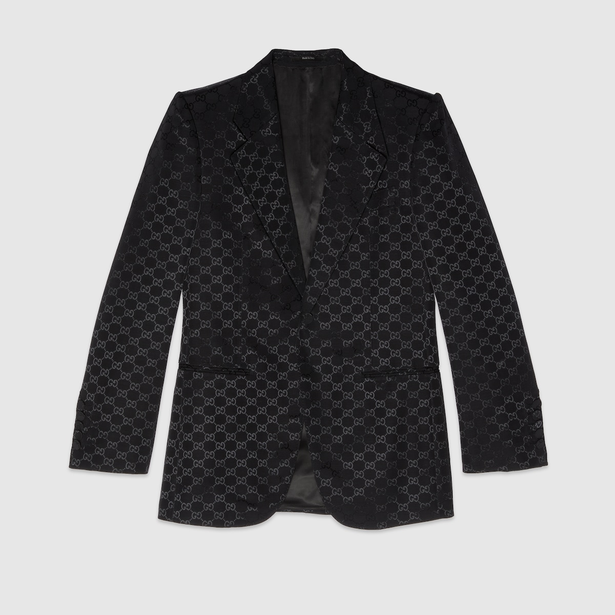 GUCCI  コットンジャケット GG コットンブレンド フォーマルジャケット ・ブルー | GUCCI公式