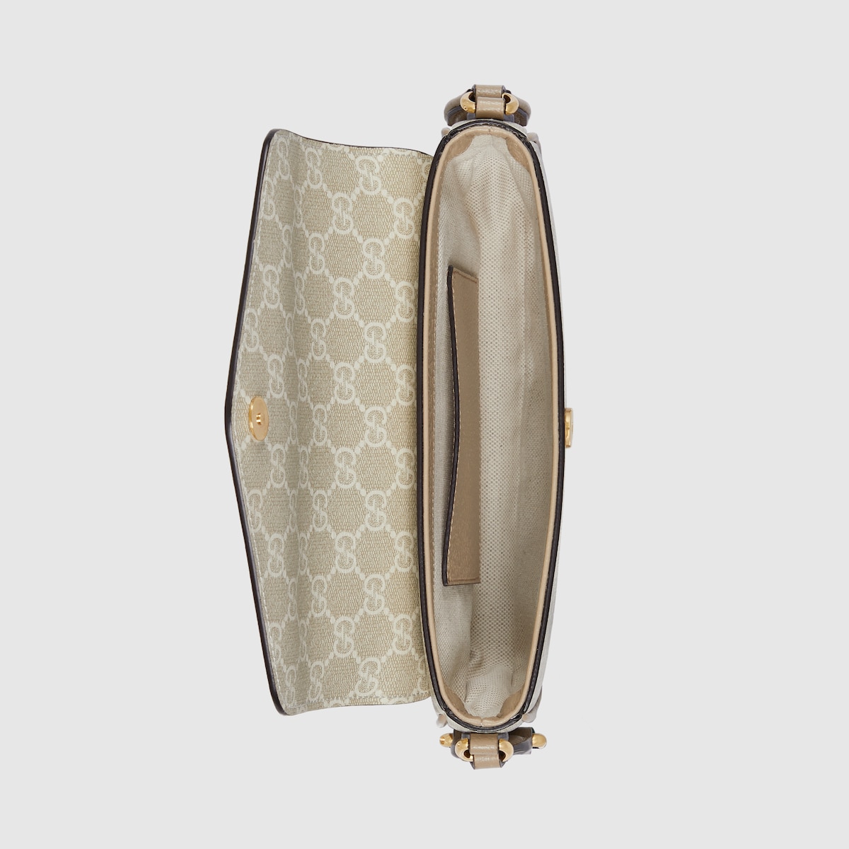 Ophidia pochette in beige and ebony Supreme - thumbnail 2
