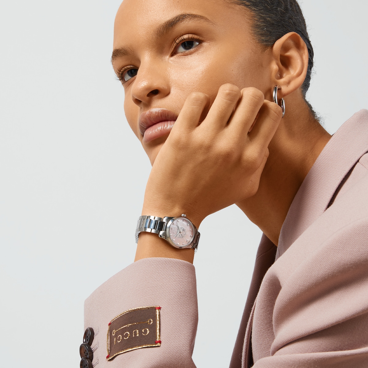 G-Timeless系列腕表，27毫米in精钢| GUCCI® DE