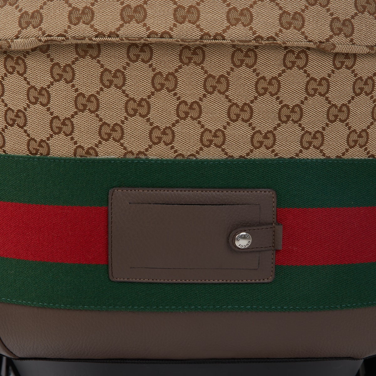 Gucci Bassinet-Stroller combo in beige and ebony GG canvas - thumbnail 3