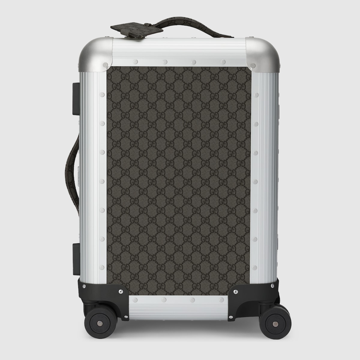 Gucci Porter〕キャビン トロリー ・ブラック GGスプリーム