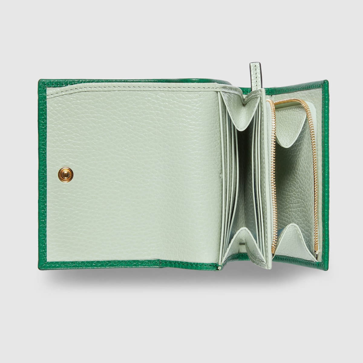 ✨新品同様✨GUCCI ダブルG ミディアムウォレット　グリーン　レザー　現行 ダブルG ミディアム ウォレット ・グリーン レザー | GUCCI公式