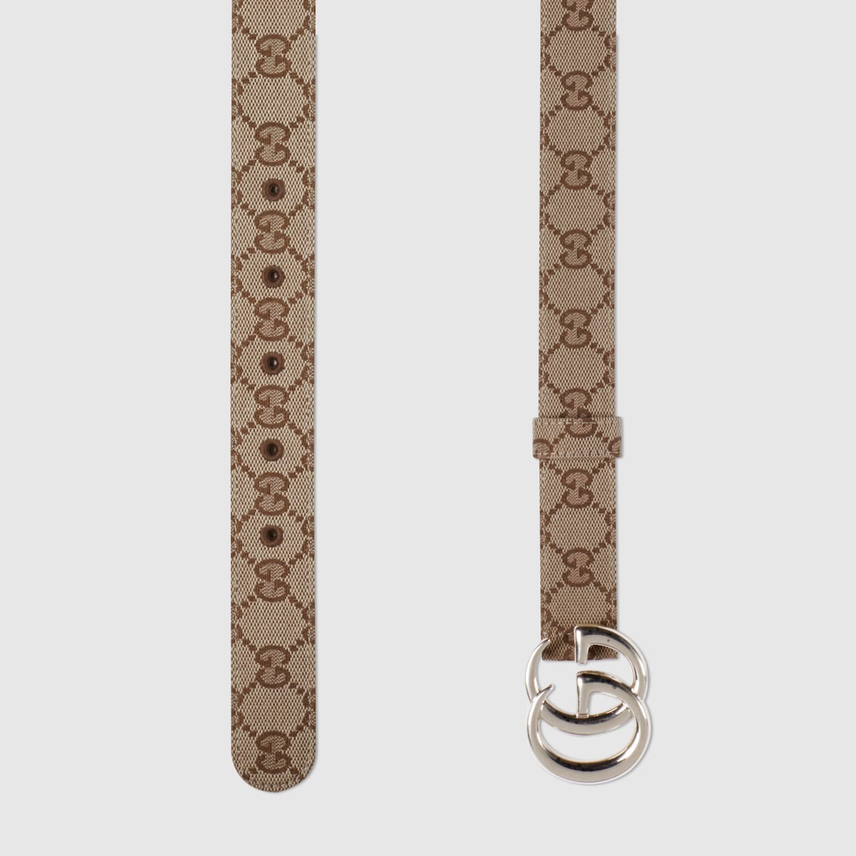 Beige gucci belt best sale