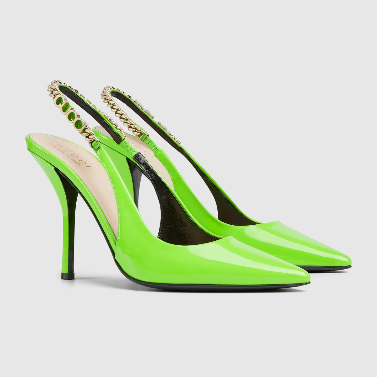 Green gucci pumps store