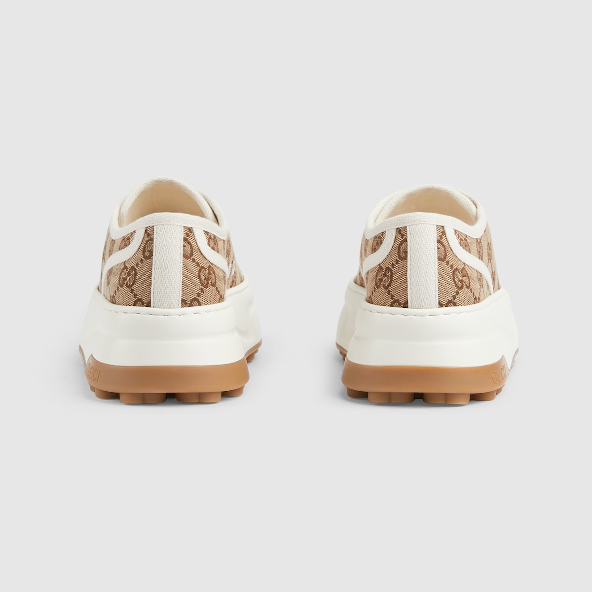 GUCCI GG Trainer Beige/Eony サイズ10.5 Women's GG trainer in beige and ebony Original GG | GUCCI® RO