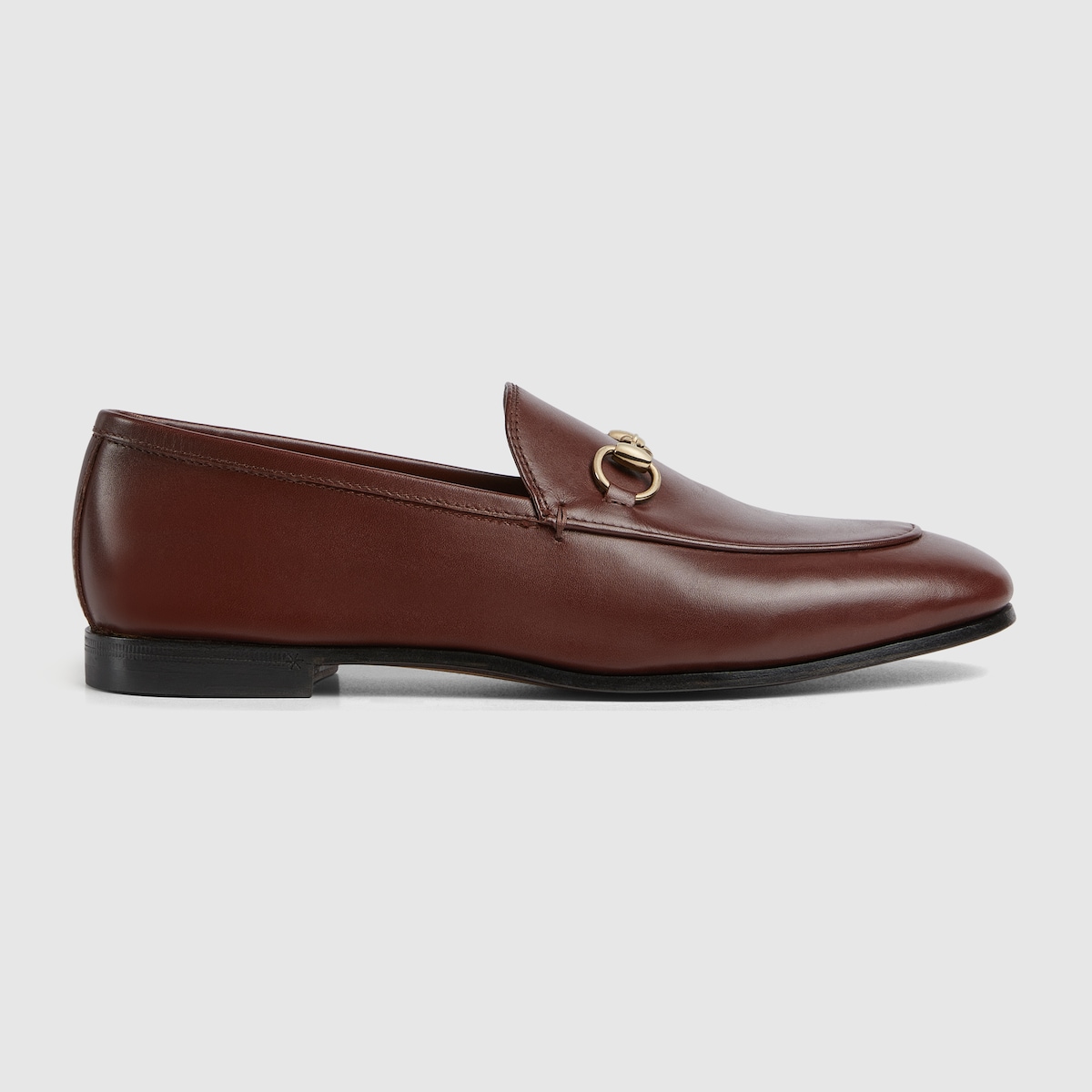GUCCI Women s Jordaan Loafer Brown Leather