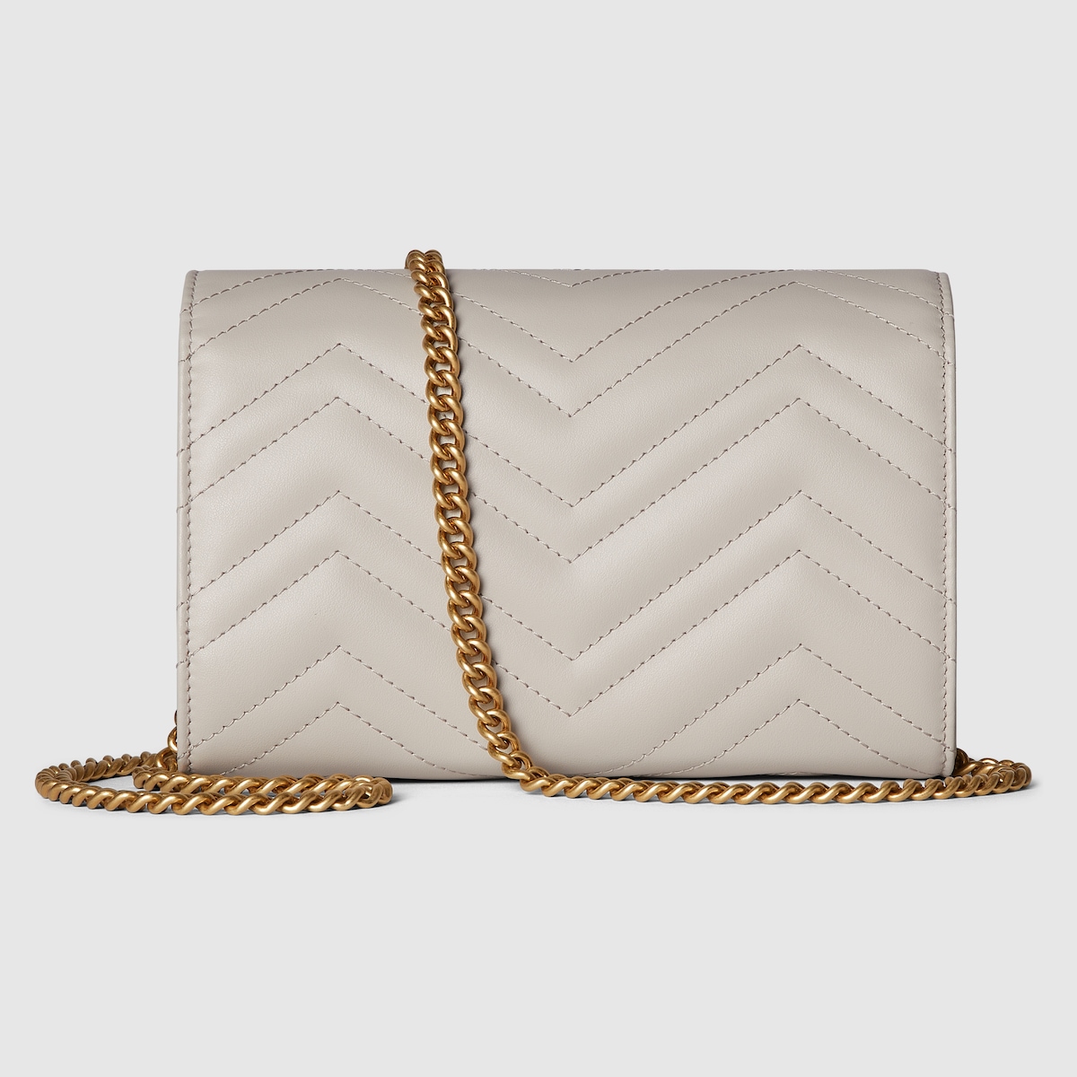 GG Marmont matelass mini bag in light beige leather GUCCI GR