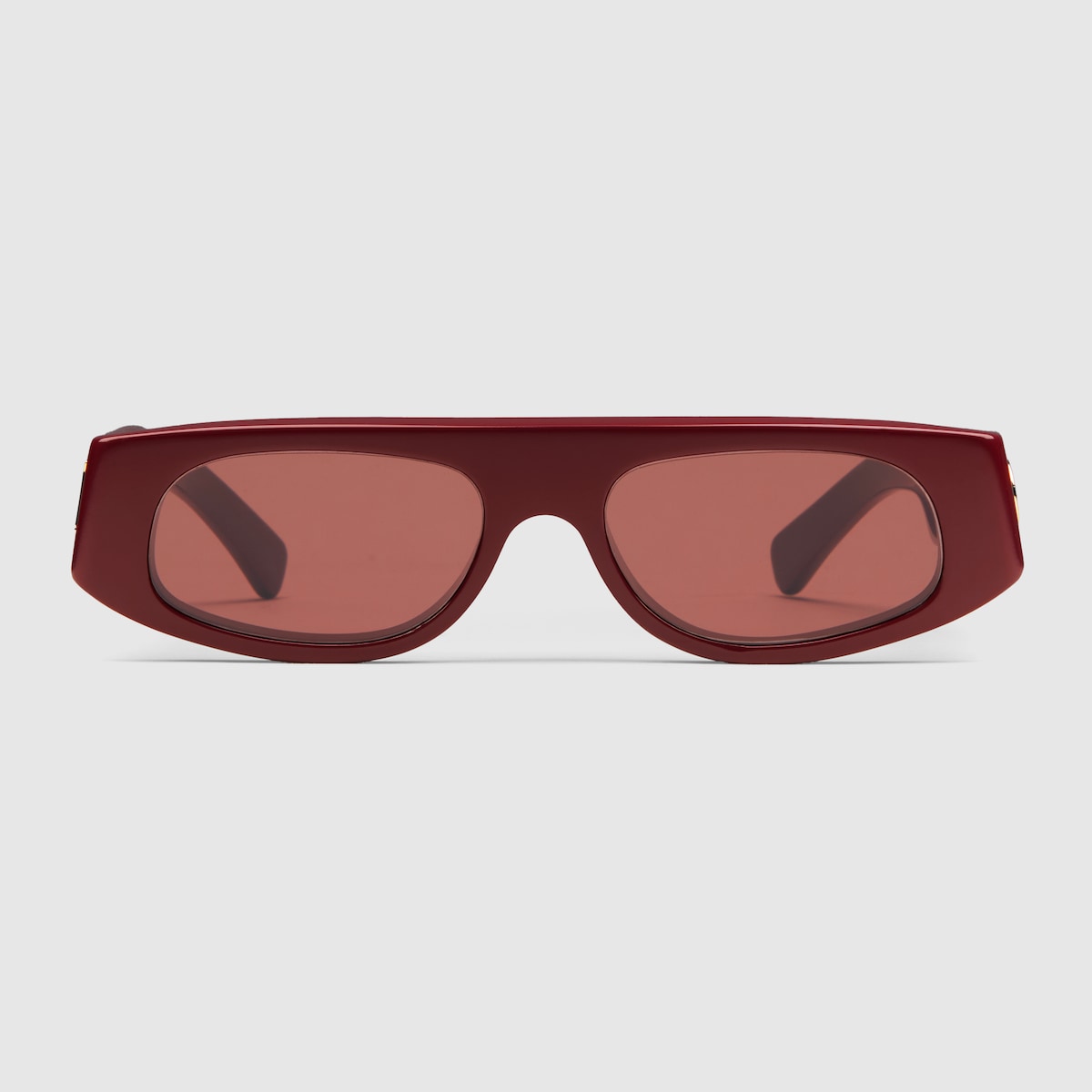 サングラス GUCCI Gucci - GG1835S - 003 burgundy burgundy red Gucci GG1835S 003 Rectangular Sunglasses Burgundy - eye-oo.com