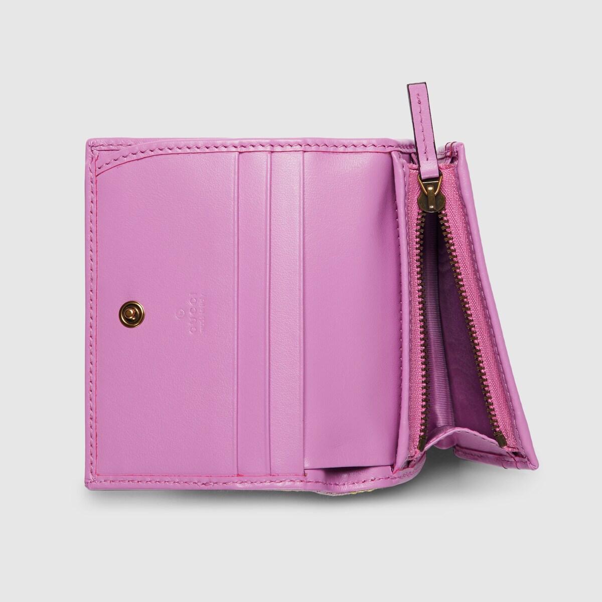 Gucci GG Purple Leather Crossbody shops Wallet