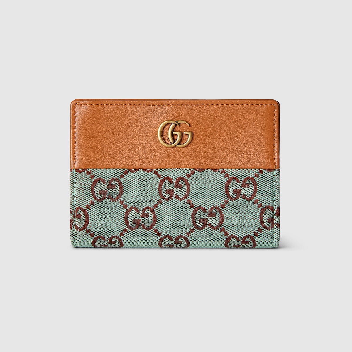 GUCCI GG Wallet With Coin Pocket Blue GG Canvas