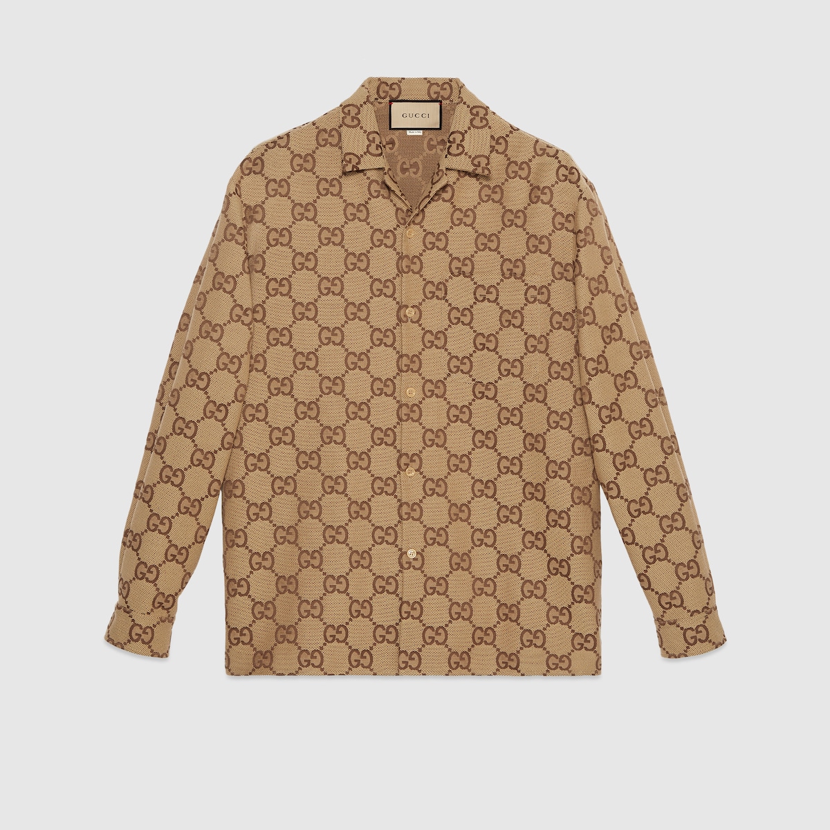 2025年最新入荷 Maxi GG US GUCCI® | brown and camel in shirt canvas トップス