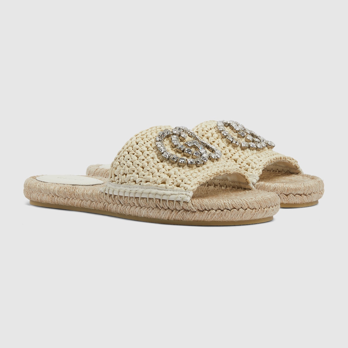 スニーカー GUCCI ESPADRILLE (777365FACV6 9441) Gucci Espadrilles with logo | Men's Shoes | Vitkac