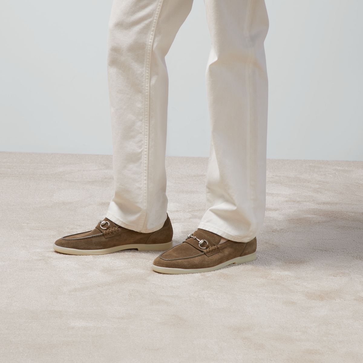 Olive green gucci shoes hotsell