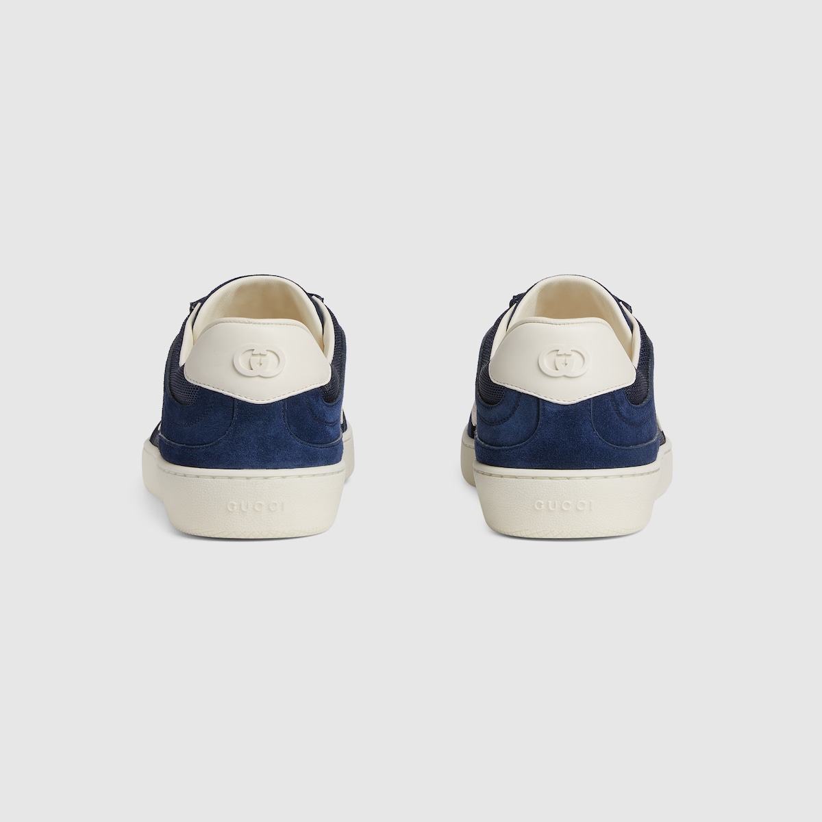Men's G75 sneaker in blue suede | GUCCI® US