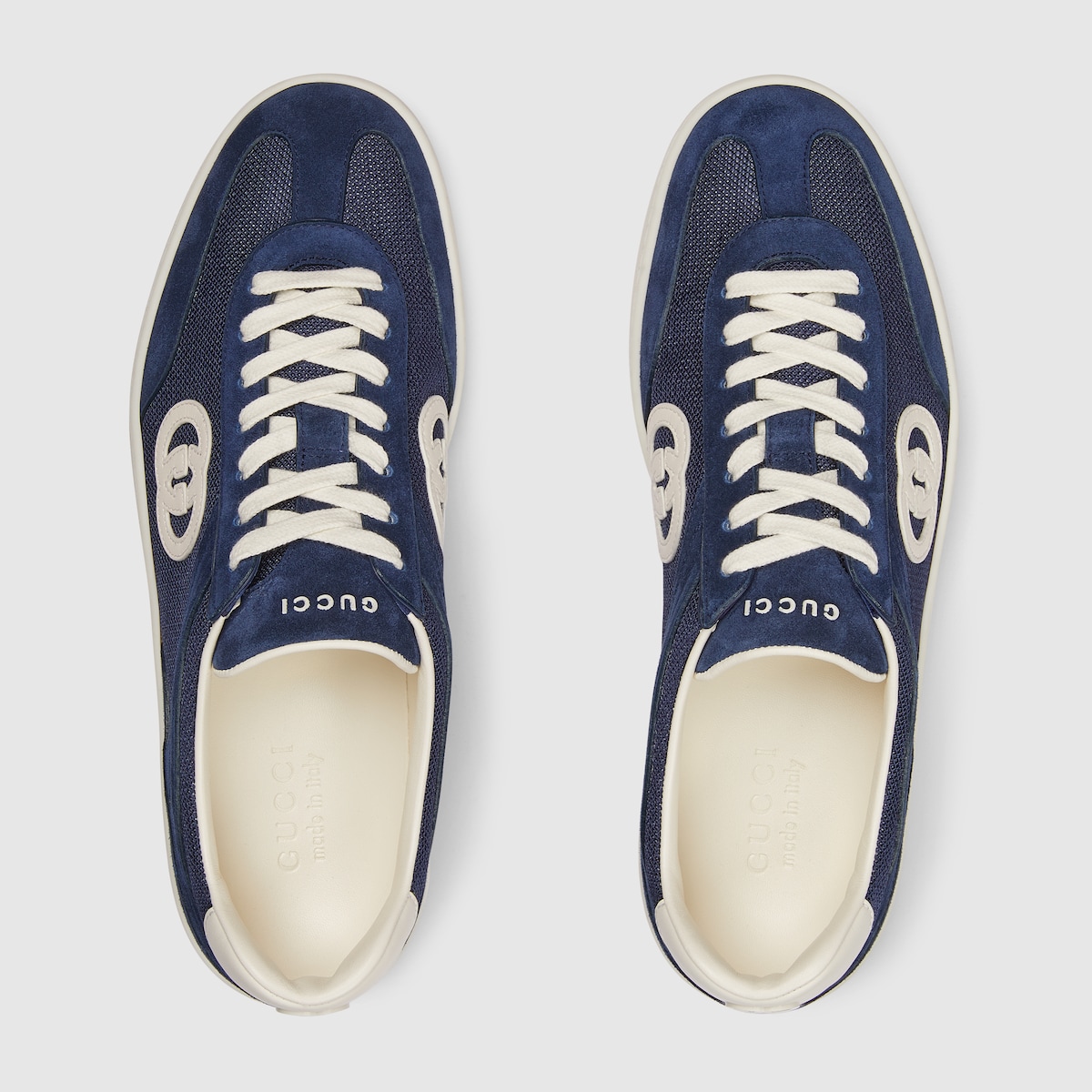 Men's G75 sneaker in blue suede | GUCCI® US Men's G75 sneaker in blue suede | GUCCI® US