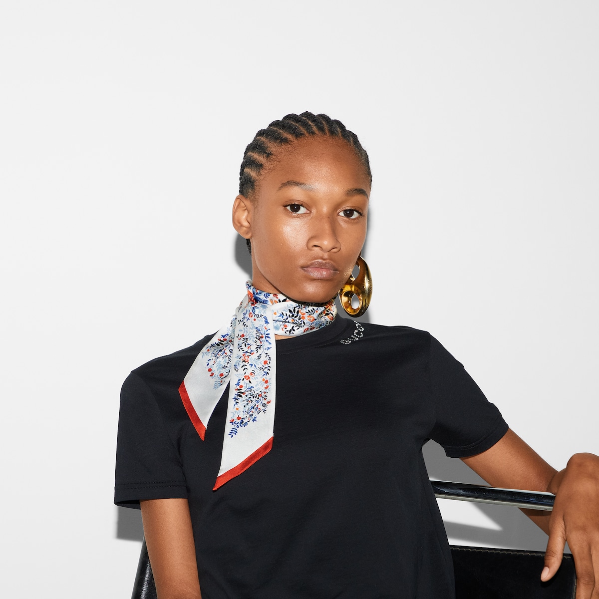 Gucci silk sales neck scarf