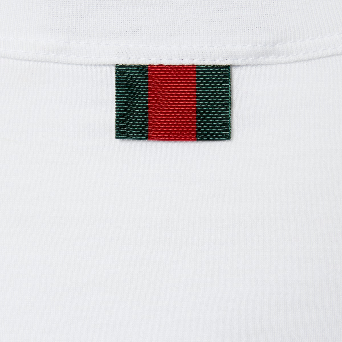 Light cotton jersey T-shirt in white | GUCCI® US