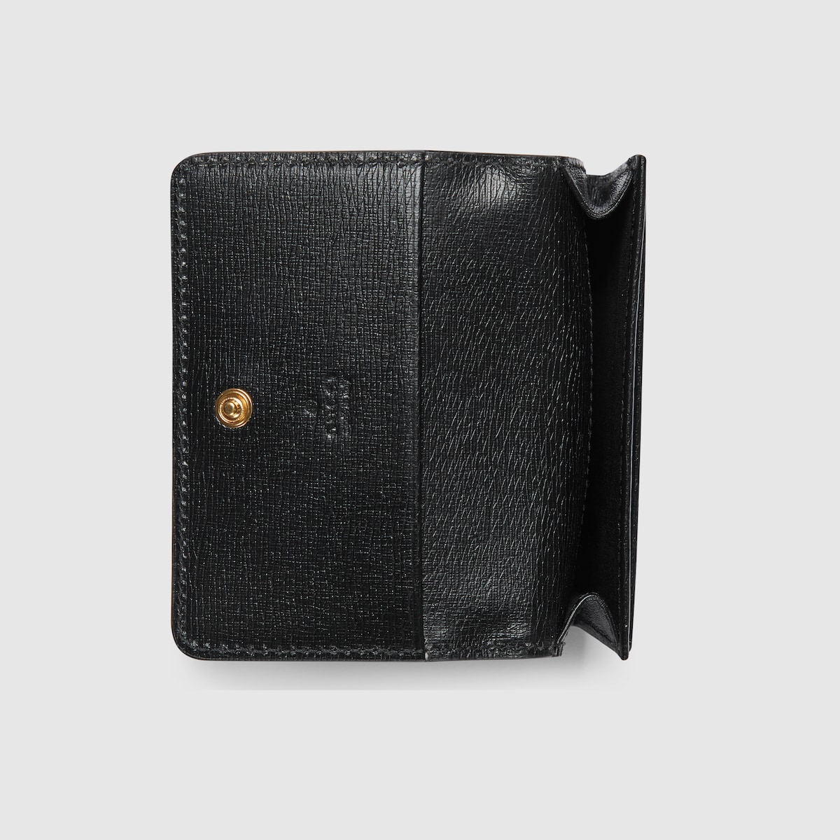 Card case with Gucci script in black leather | GUCCI® US