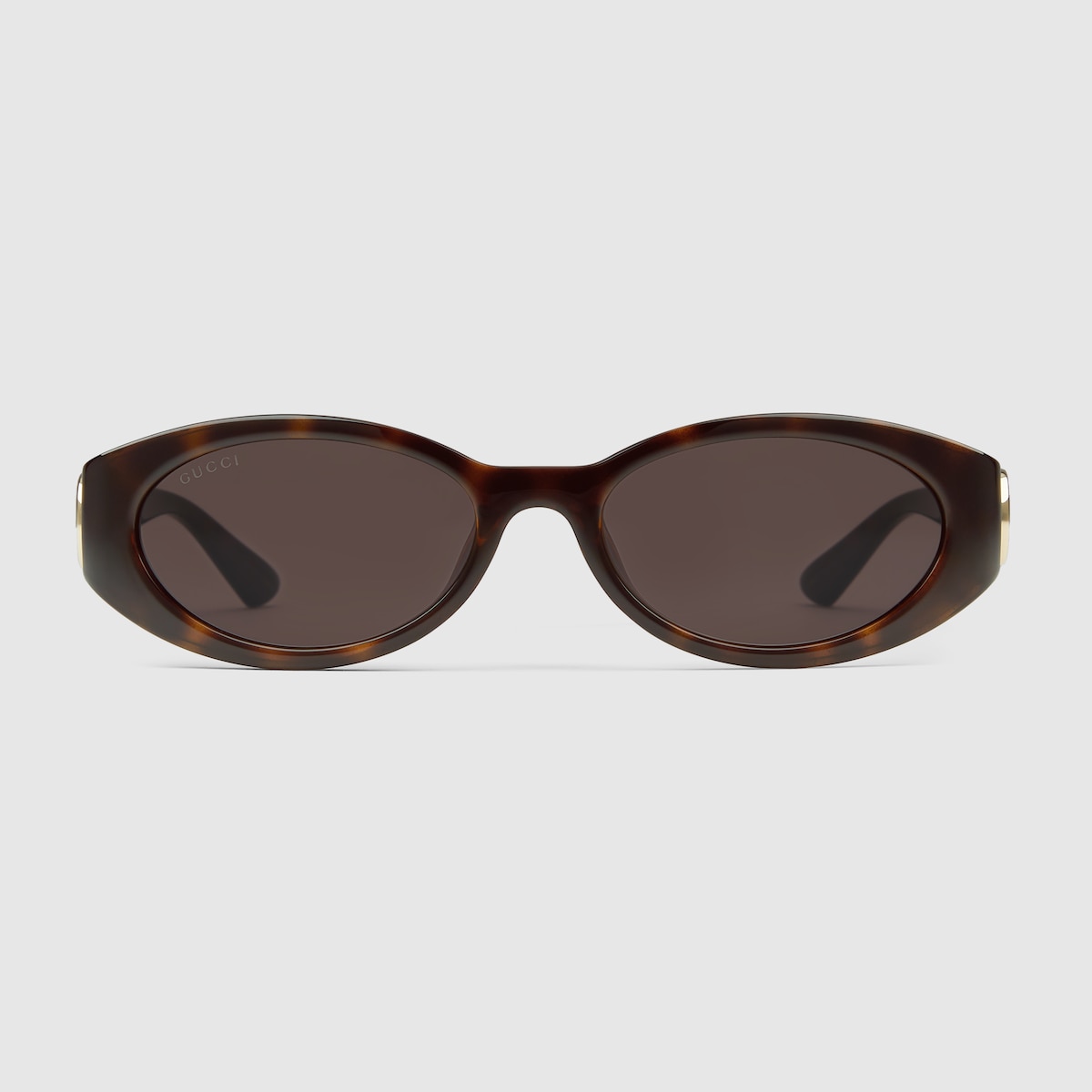 Low nose bridge fit sunglasses in tortoiseshell | GUCCI® SG