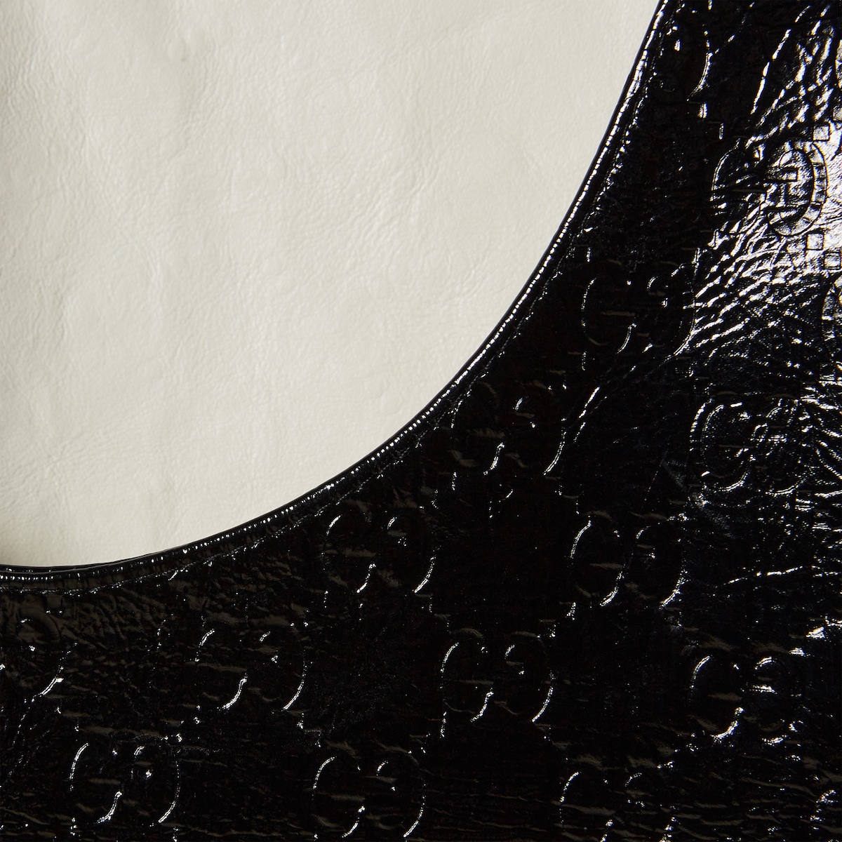 【関税&送料込】Gucci Black Crepe Mini Dress GUCCI GG embossed mini dress | REVERSIBLE
