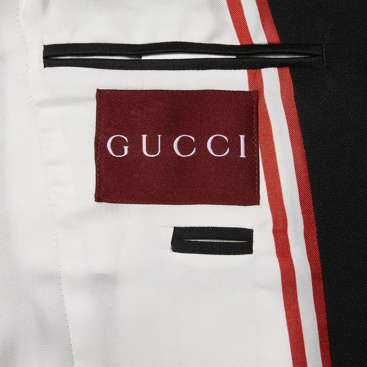 ジャケット GUCCI GIACCA MONOPETTO IN SETA E LANA 781313_ZAQAT_1043_010_100_0000