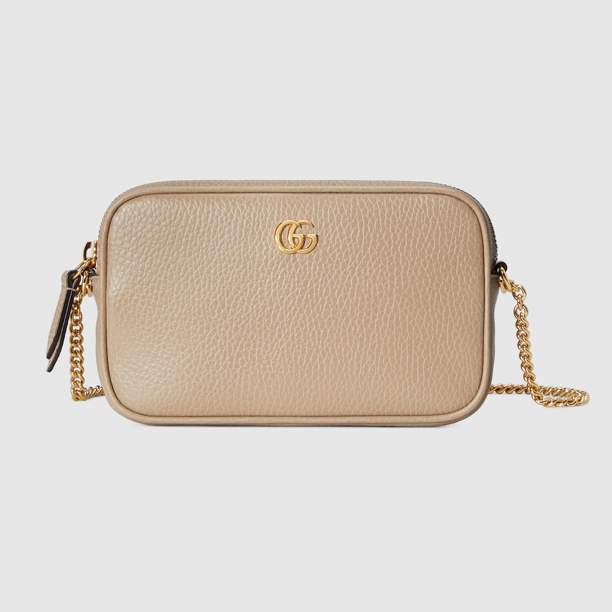 GG Marmont mini camera bag in beige leather | GUCCI® US