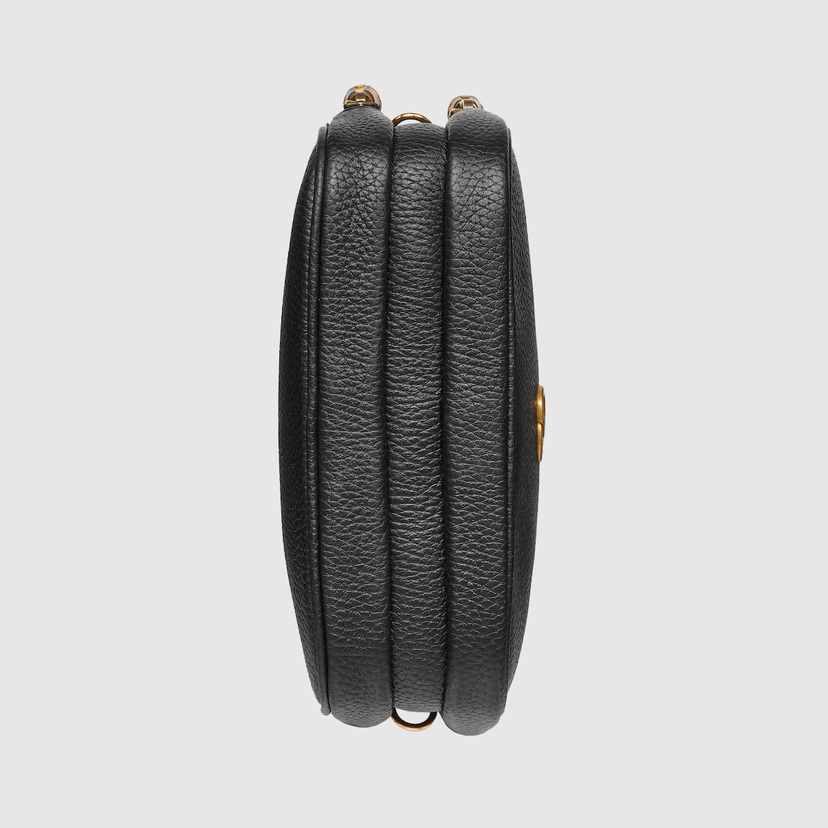 Double G super mini bag with bamboo in black leather | GUCCI® US