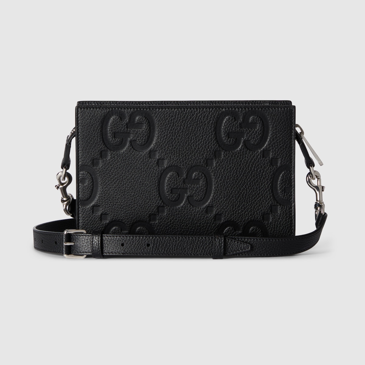 ★関税負担無し★ ※要在庫確認 GUCCI Jumbo GG Crossbody Bag GG jumbo small bag in black jumbo GG leather | GUCCI® US