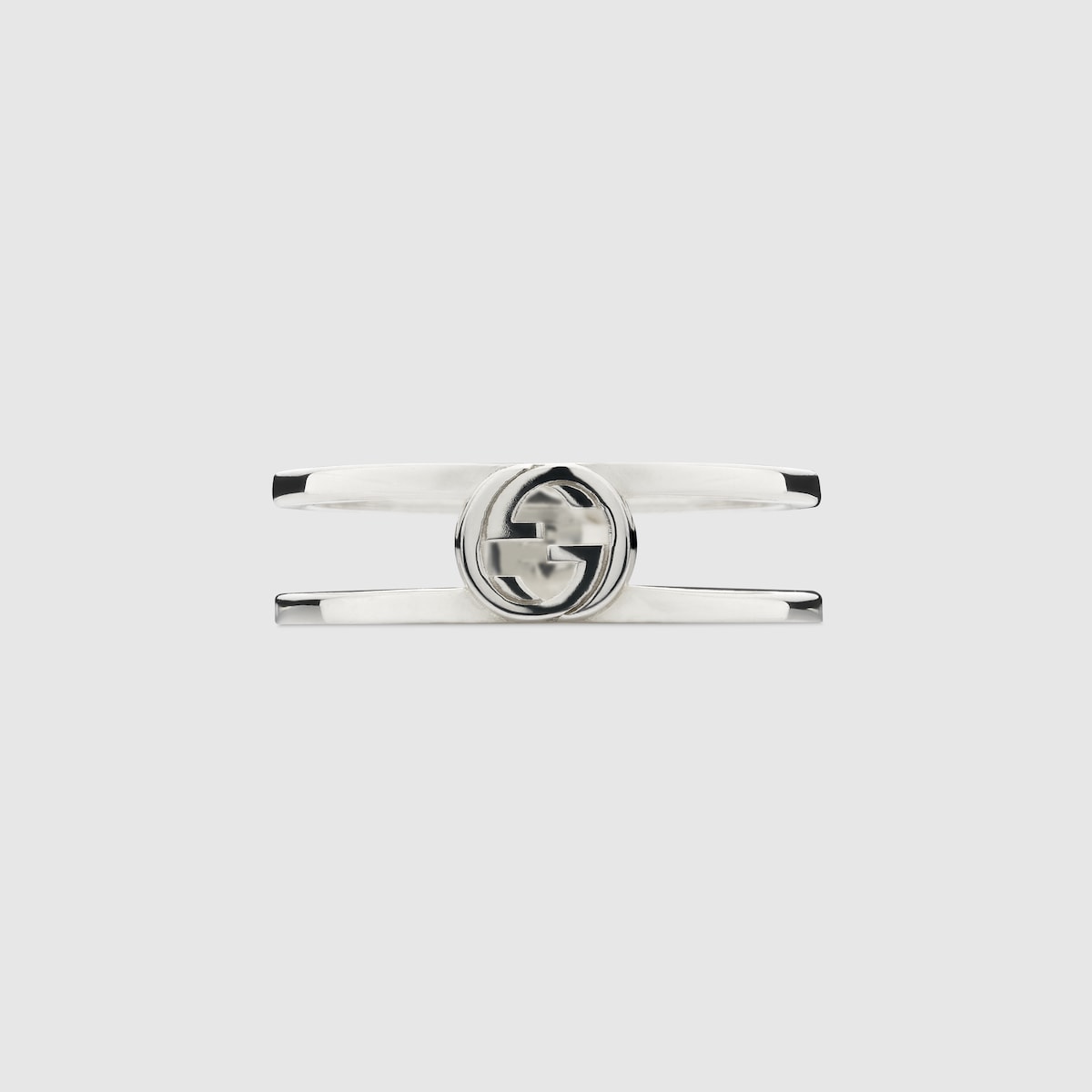 Gucci Interlocking ring in 925 sterling silver - thumbnail 6