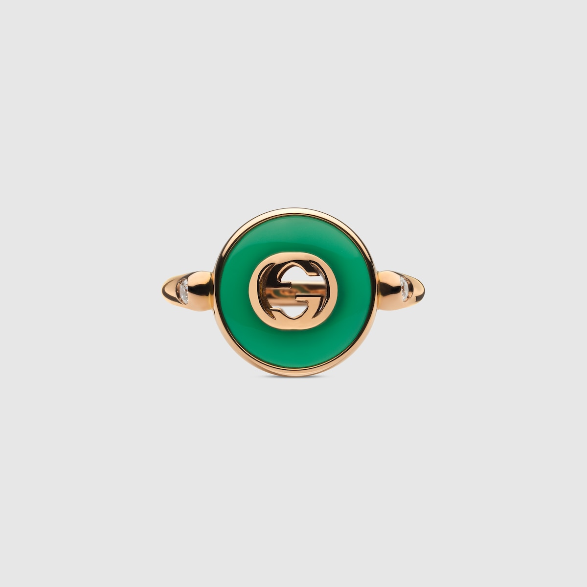 Gucci Interlocking 18k ring in 18k rose gold | GUCCI® US