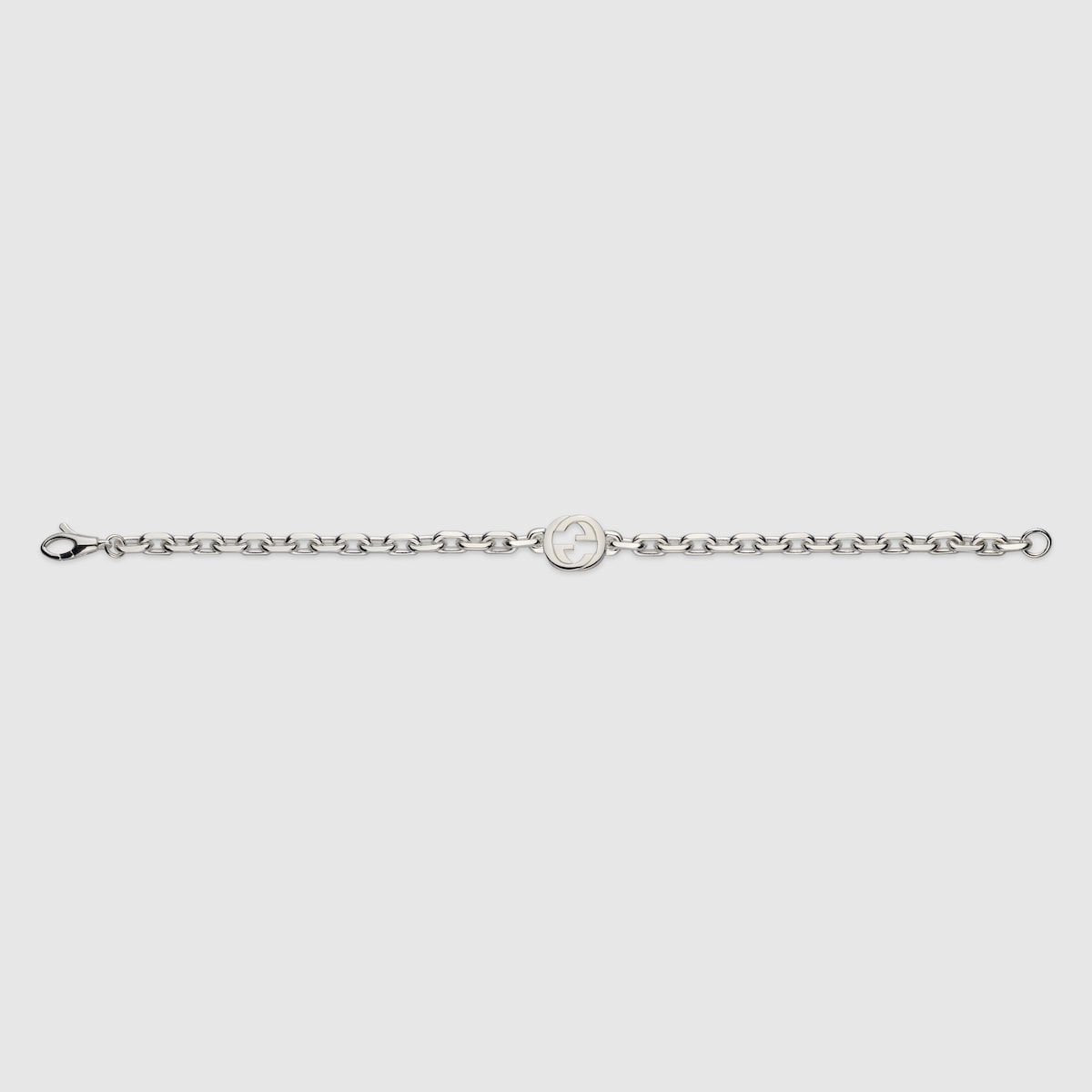 Gucci Interlocking chain bracelet in 925 sterling silver | GUCCI® US