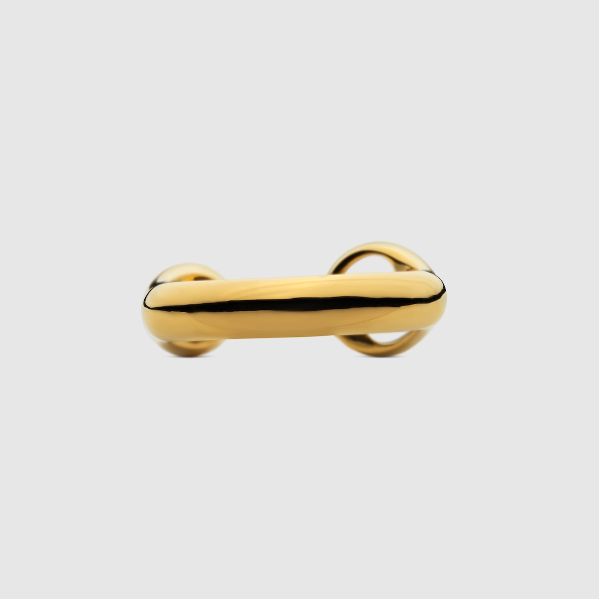 グッチ ブロンディ〕クリスタル リング ・イエローゴールド